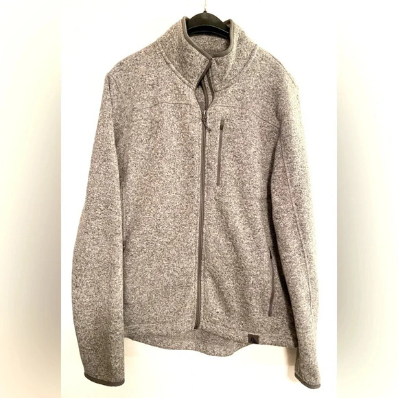 L.L. Bean Other - Men's L.L.Bean Sweater Fleece Full-Zip Jacket Gray M